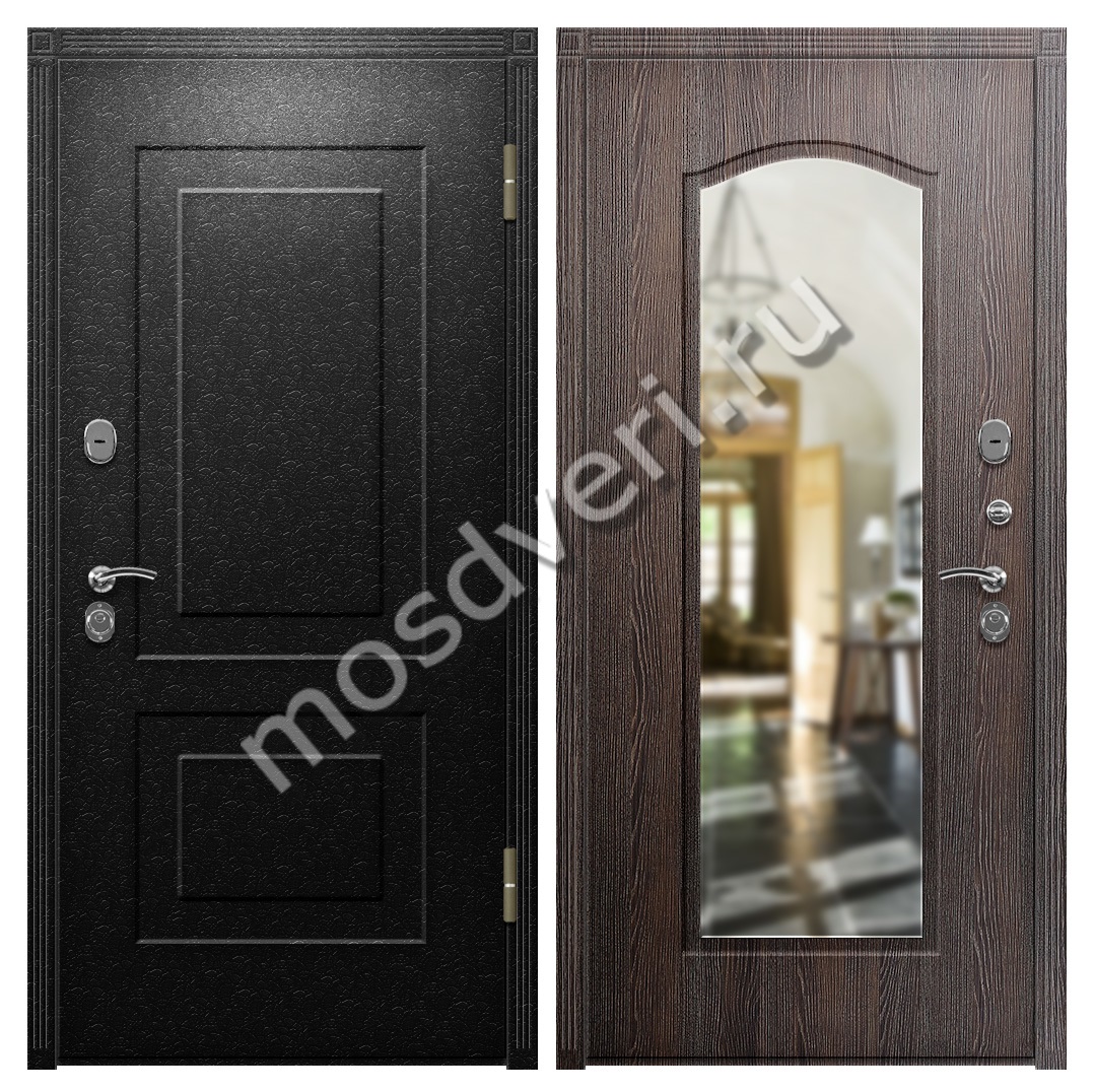 Уличная дверь в частный дом с терморазрывом TD-124 - купить от производителя Мосдвери Уличная дверь в частный дом с терморазрывом TD-124