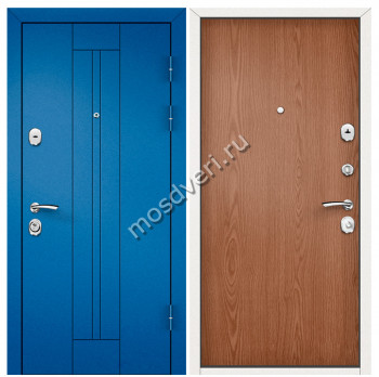 Синие входные двери в квартиру SVK-30 - купить от производителя Мосдвери Синие входные двери в квартиру SVK-30